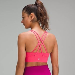 Lululemon Gold Energy Longline Bra